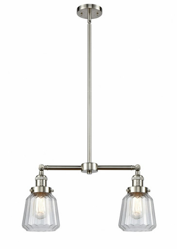 Chatham 2 Light Stem Adjustable Island 10 and 21 Inch Wide by Innovations - 209-SN-G142
