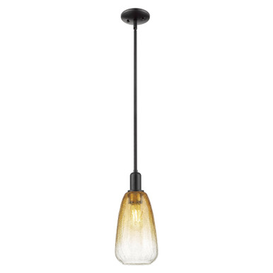 Brookhaven Almond 1 Light Mini Pendant 13.63 and 6 Inch Wide by Innovations - 716-1S-BK-G480-6AM