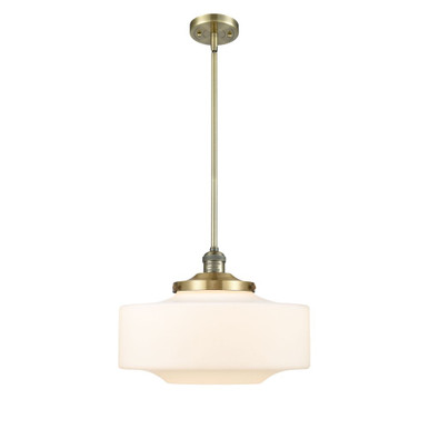 Bridgeton 100W 1 LED Stem Hung Mini Pendant 11.5 X 11.75 by Innovations - 201S-G69-16-LED