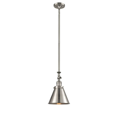 Appalachian 100W 1LED Adjustable Mini Pendant 12 InchX8 Inch by Innovations - 206-SN-M13-SN-LED