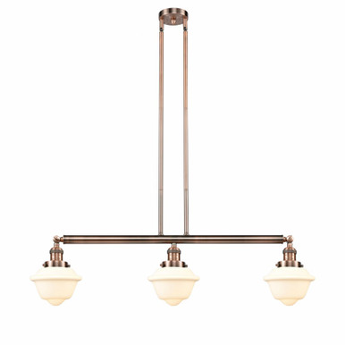 Oxford 3 Light Stem Adjustable Island 10 and 40 Inch Wide by Innovations - 213-AC-G531