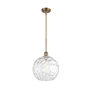 Athens Water Glass 100W 1 LED Mini Pendant 13.5X12 Inch Wide by Innovations - 516-1S-G1215-12-LED