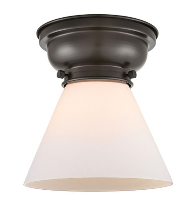 Cone 1 Light Flush Mount 8.25 Inch Tall and 7.75 Inch Wide by Innovations - 623-1F-OB-G41