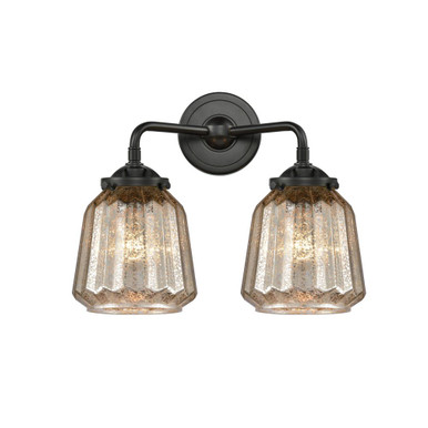Chatham 2 Light Bath Vanity 13.25 Inch Tall and 14 Inch Wide by Innovations - 284-2W-G146