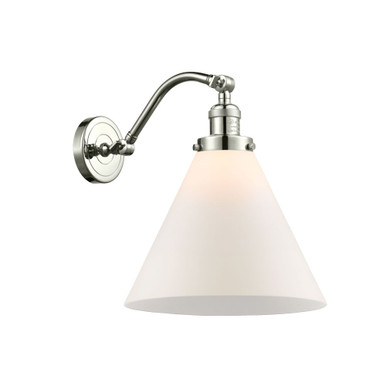 Cone 100W 1 LED Adjustable Wall Sconce 14 and 12 Inch Wide by Innovations - 515-1W-G4-L-LED