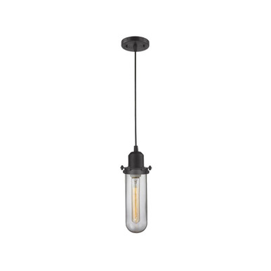 Centri 1 Light Cord hung Mini Pendant 11 and 4.5 Inch Wide by Innovations - 900-1P-CE228