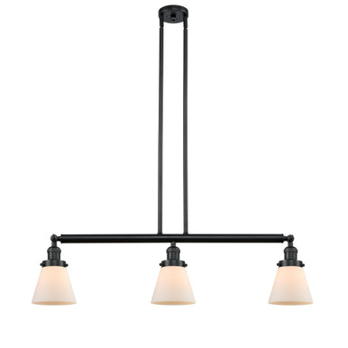 Cone 3 Light Stem Adjustable Island 10 and 38.75 Inch Wide by Innovations - 213-G6