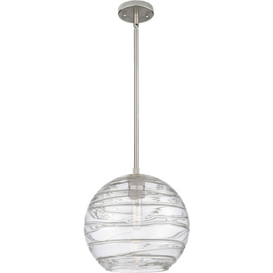 Crown Point 1 Light Pendant 9.88 Inch Tall and 10 Inch Wide by Innovations - 434-1S-SN-G1213-10CL