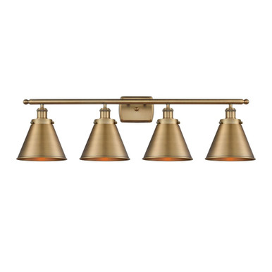 Appalachian 4 Light Bath Vanity 11 Inch Tall X 36 Inch Wide by Innovations - 916-4W-BB-M13-BB