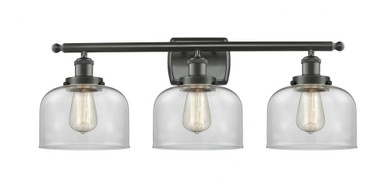 Bell 3 Light Bath Vanity 11 Inch Tall and 28 Inch Wide by Innovations - 916-3W-OB-G72