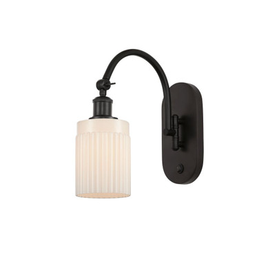 Hadley 1 Light Wall Sconce 13 Inch Tall and 4.5 Inch Wide by Innovations - 918-1W-OB-G341