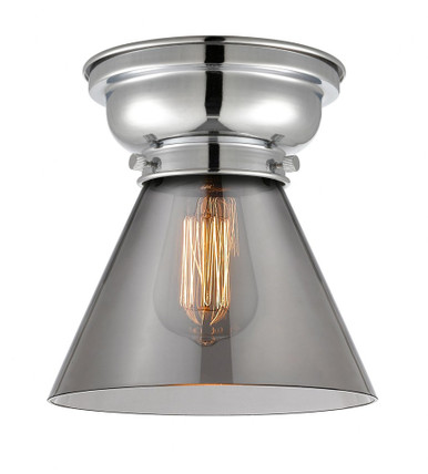 Cone 1 Light Flush Mount 8.25 Inch Tall and 7.75 Inch Wide by Innovations - 623-1F-PC-G43