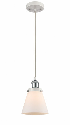 Cone 1 Light Cord Hung Mini Pendant 9 Inch and 6 Inch Wide by Innovations - 916-1P-WPC-G61