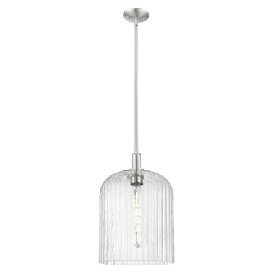Bridal Veil 1 Light Mini Pendant 18.13 Inch and 12 Inch Wide by Innovations - 716-1S-SN-G559-12SDY