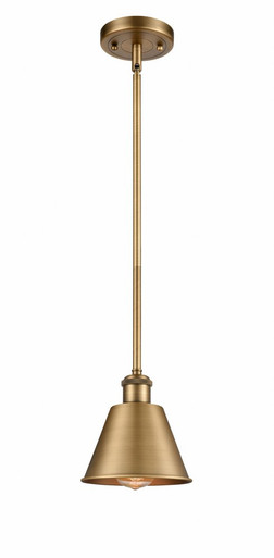 Smithfield 1 Light Mini Pendant 7.5 Inch and 6.5 Inch Wide by Innovations - 516-1S-BB-M8