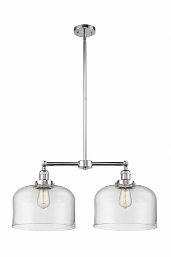 Bell 2 Light Stem Adjustable Large Island 10 X 21 Inch Wide by Innovations - 209-PC-G72-L