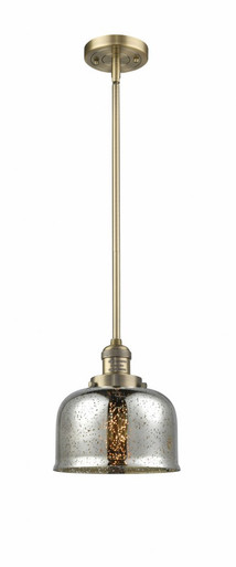 Bell 1 Light Stem Hung Mini Pendant 10 Inch and 8 Inch Wide by Innovations - 201S-BB-G78