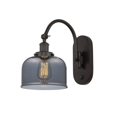 Bell 100W 1 LED Adjustable Swing Arm Wall Sconce 12.5 X 8 by Innovations - 918-1W-G7-LED
