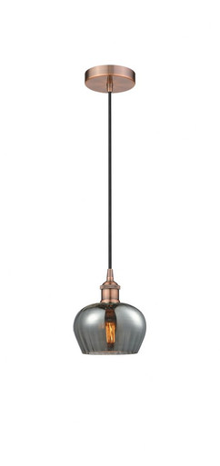 Fenton 1 Light Cord Down Mini Pendant 7.5 and 6.5 Inch Wide by Innovations - 616-1P-AC-G93