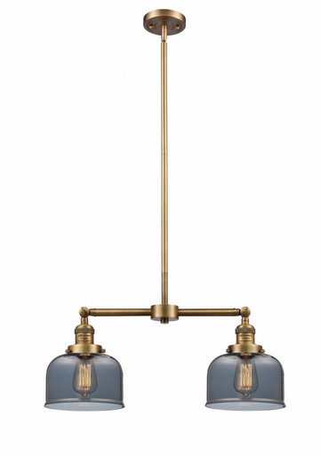 Bell 2 Light Stem Adjustable Down Island 10 and 21 Inch by Innovations - 209-BB-G73