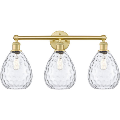 Waverly 3 Light Bath Vanity 14.25 Inch Tall and 26 Inch Wide by Innovations - 616-3W-SG-G372