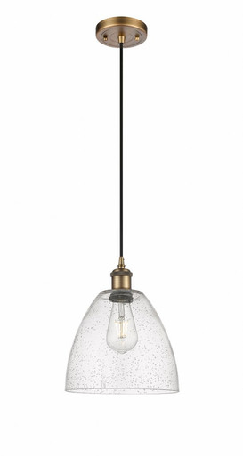 Bristol 1 Light Cord hung Mini Pendant 11.5 InchX9 Inch Wide by Innovations - 516-1P-BB-GBD-94