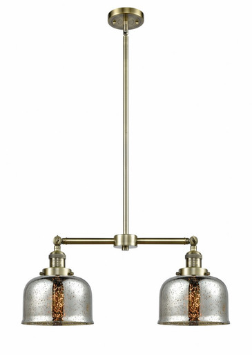 Bell 2 Light Stem Adjustable Down Island 10 and 21 Inch by Innovations - 209-AB-G78