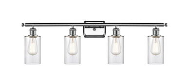 Clymer 4 Light Bath Vanity 9.88 Inch Tall X 33.88 Inch Wide by Innovations - 516-4W-PC-G802