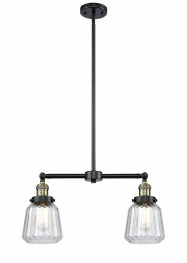 Chatham 2 Light Stem Adjustable Island 10 and 21 Inch Wide by Innovations - 209-BAB-G142