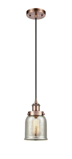 Bell 1 Light Cord hung Mini Pendant 10 Inch and 5 Inch Wide by Innovations - 916-1P-AC-G58