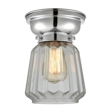 Chatham 1 Light Flush Mount 10.25 Inch Tall and 7 Inch Wide by Innovations - 623-1F-PC-G142