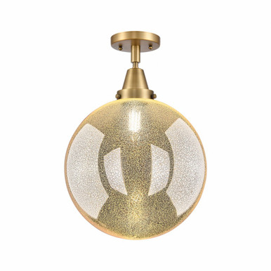 Beacon 1 Light Flush Mount 14.5 Inch Tall and 12 Inch Wide by Innovations - 447-1C-BB-G208-12