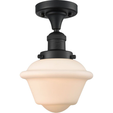 Oxford 100W 1 LED Semi Flush Mount 11 Inch and 7.5 Inch Wide by Innovations - 517-1CH-G53-LED
