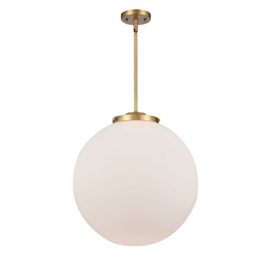 Beacon 100W 1 LED Stem Hung Pendant 19.38 Tall X 17.88 Wide by Innovations - 221-1S-G20-18-LED