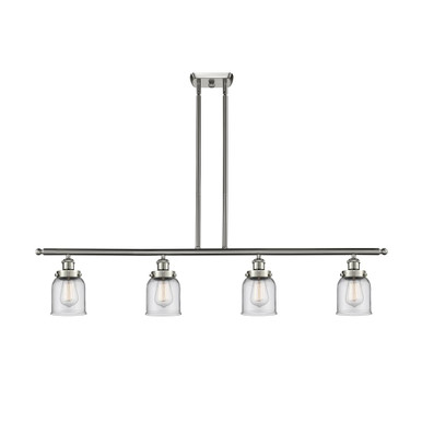 Bell 100W 4 LED Stem hung Island 10 Inch Tall X 48 Inch Wide by Innovations - 916-4I-G5-LED