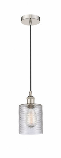 Cobbleskill 1 Light Cord Mini Pendant 9 and 5 Inch Wide by Innovations - 616-1P-PN-G112