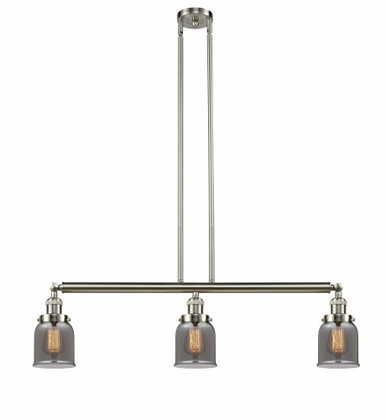 Bell 3 Light Stem Adjustable Island 10 Inch X 37.5 Inch Wide by Innovations - 213-SN-G53