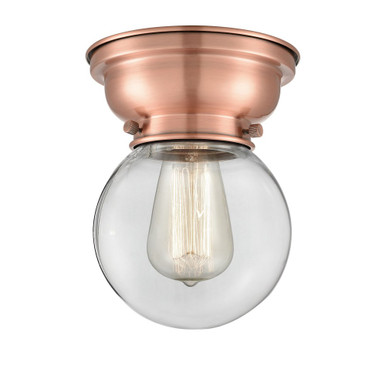 Beacon 1 Light Flush Mount 8.38 Inch Tall and 6 Inch Wide by Innovations - 623-1F-AC-G202-6