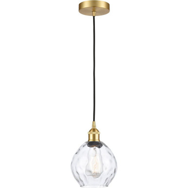 Waverly 100W 1 LED Cord Down Mini Pendant 8.5 X 6 Inch Wide by Innovations - 616-1P-G362-LED