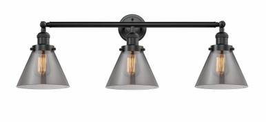 Cone 3 Light Bath Vanity 11 Inch Tall and 32 Inch Wide by Innovations - 205-OB-G43