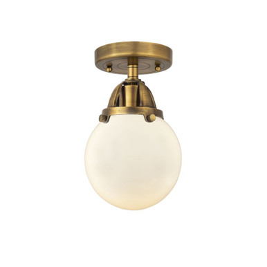 Beacon 100W 1 LED Semi Flush Mount 9.25 Inch and 6 Inch Wide by Innovations - 288-1C-BB-G201-6-LED