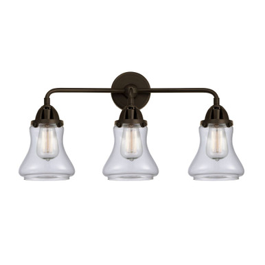 Bellmont 3 Light Bath Vanity 10.63 Inch Tall X 24 Inch Wide by Innovations - 288-3W-OB-G192