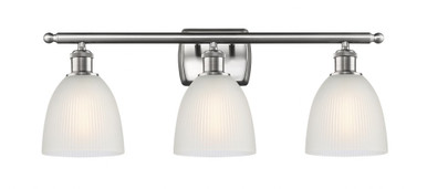 Castile 3 Light Bath Vanity 10 Inch Tall and 26 Inch Wide by Innovations - 516-3W-SN-G381