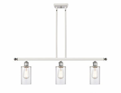 Clymer 3 Light Stem hung Island 9.38 Inch and 36 Inch Wide by Innovations - 516-3I-WPC-G802