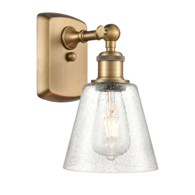 Caton 1 Light Wall Sconce 9.5 Inch Tall and 6 Inch Wide by Innovations - 516-1W-BB-G454