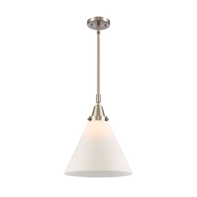 Cone 1 Light Stem Mini Pendant 17.13 Inch Tall and 12 Inch by Innovations - 447-1S-G4L