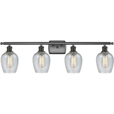 Salina 4 Light Bath Vanity 10.38 Inch Tall X 35.75 Inch Wide by Innovations - 516-4W-G292