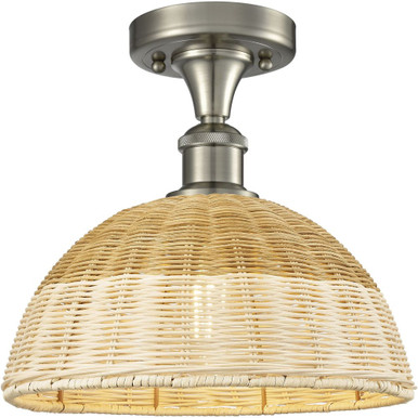 Bristol Natural II 1 Light Semi Flush Mount 15.38X11.75 by Innovations - 616-1F-SN-NBD2-12-NAT