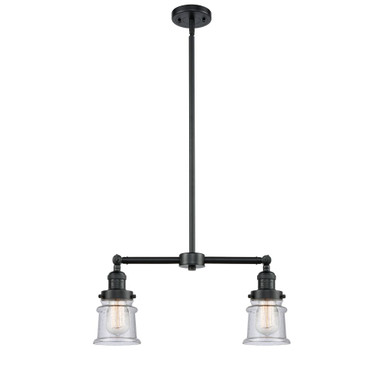 Canton 2 Light Stem Adjustable Small Island 10 and 21 Inch by Innovations - 209-OB-G184S