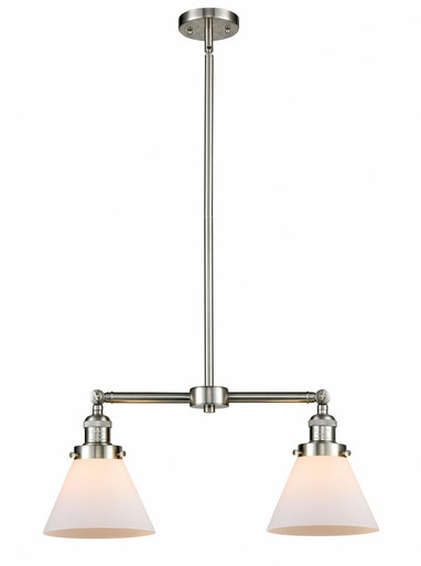 Cone 2 Light Stem Adjustable Island 10 Inch and 21 Inch Wide by Innovations - 209-SN-G41
